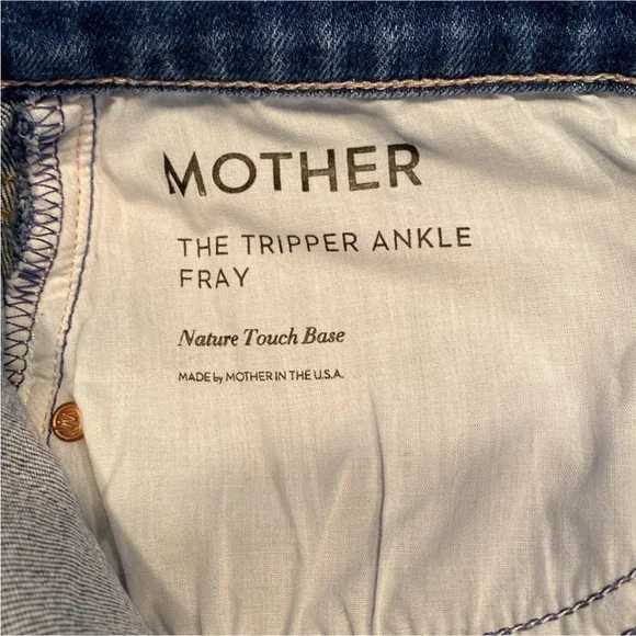 MOTHER The Tripper Ankle Fray Sz 28 - Picture 13 of 16